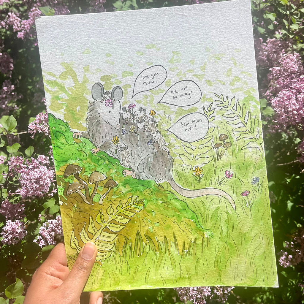 Best Mom Original Painting