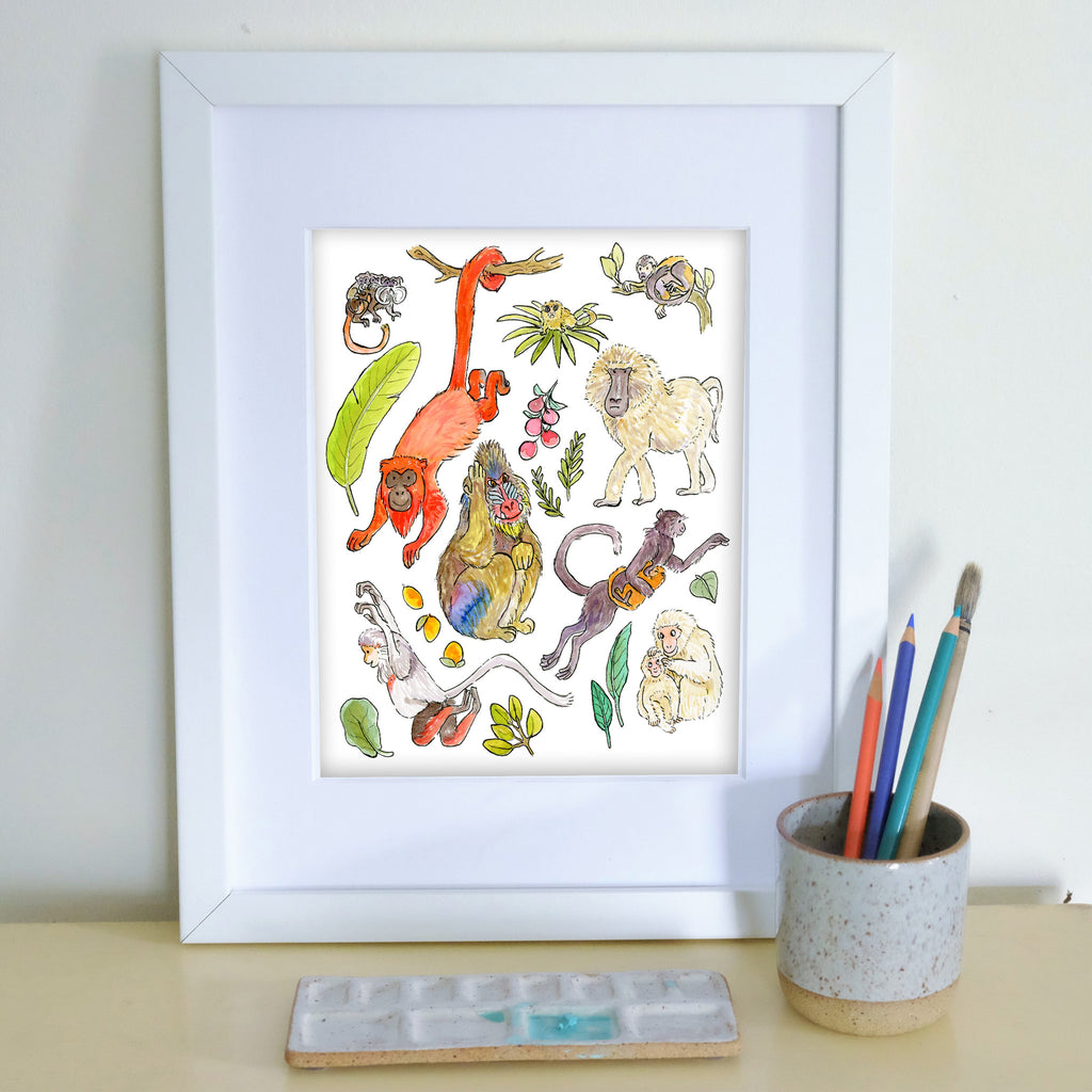 Year of the Monkey 8X10 Art Print