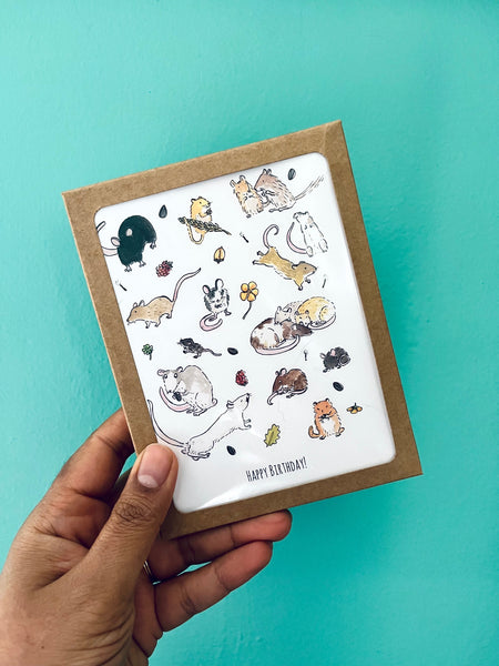 Lunar Zodiac Birthday - Box Set of 12 Cards