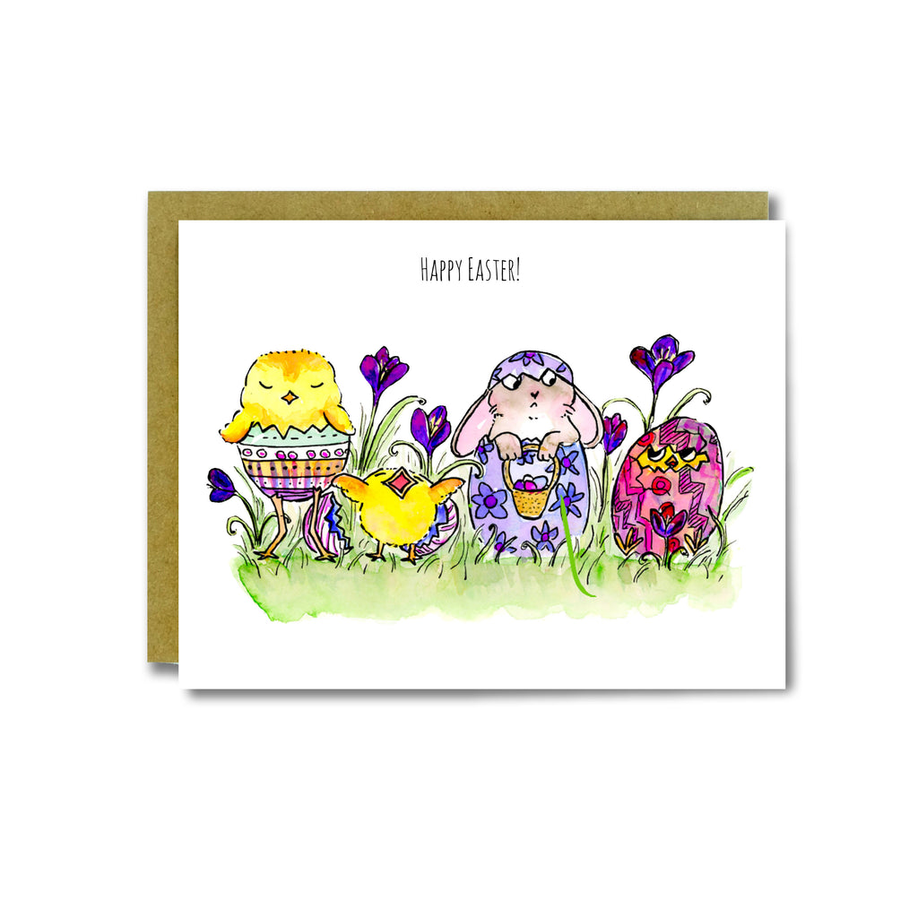 Easter Eggs Card