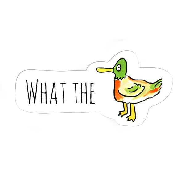 What the Duck Sticker