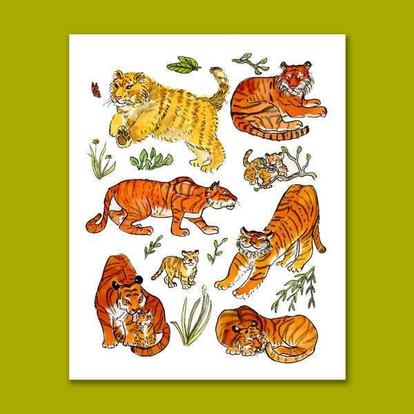 Year of the Tiger 8X10 Art Print