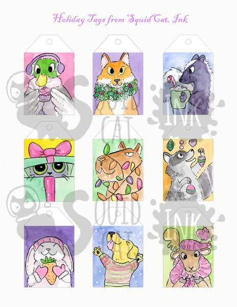 Printable Holiday Gift Tags