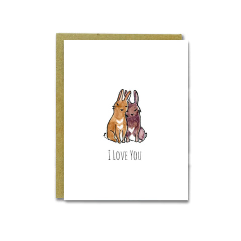 Love You Mini Cards, Set of 6 — Watercolor Lettered Mini Notes for Gifts,  Bouquets, Etc | Mini Cards by CharmCat